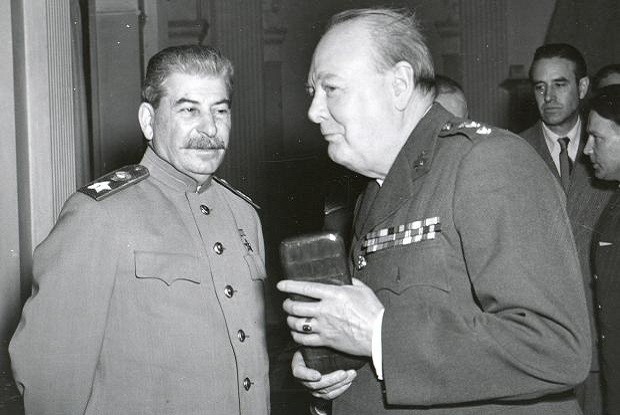 Сталин и Черчилль